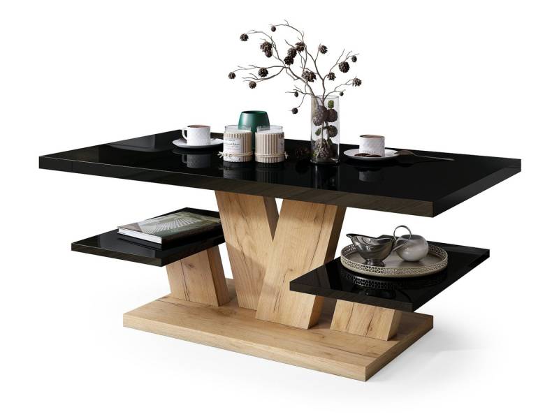 designimpex Couchtisch Design Viva Tisch Wohnzimmertisch 110x60x45 cm mit Ablagefläche designimpex Couchtisch Design Viva Tisch Wohnzimmertisch 110x60x45 cm mit Ablagefläche von designimpex