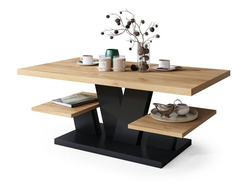 designimpex Couchtisch Design Viva Tisch Wohnzimmertisch 110x60x45 cm mit Ablagefläche designimpex Couchtisch Design Viva Tisch Wohnzimmertisch 110x60x45 cm mit Ablagefläche von designimpex