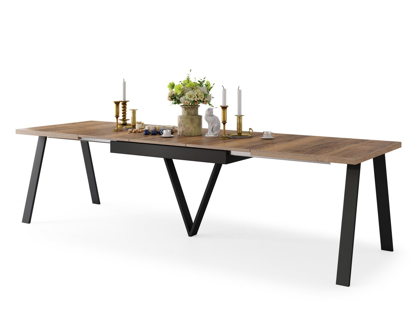 designimpex Esstisch Design Avery ausziehbar XXL 140 - 290 cm Esszimmertisch Tisch designimpex Esstisch Design Avery ausziehbar XXL 140 - 290 cm Esszimmertisch Tisch von designimpex