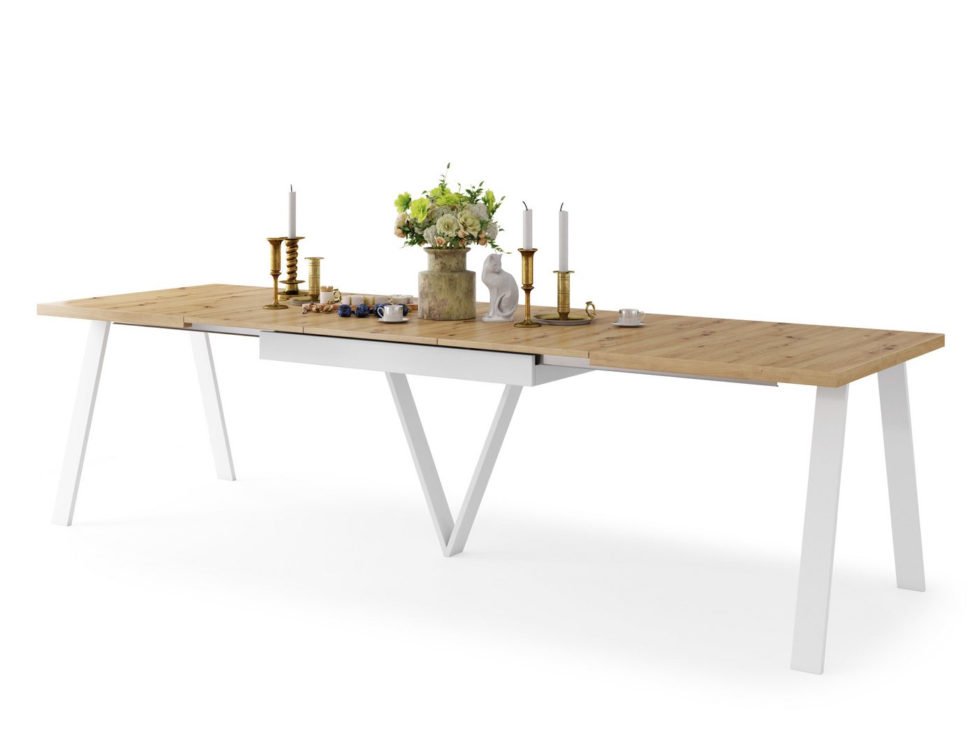 designimpex Esstisch Design Avery ausziehbar XXL 140 - 290 cm Esszimmertisch Tisch designimpex Esstisch Design Avery ausziehbar XXL 140 - 290 cm Esszimmertisch Tisch von designimpex