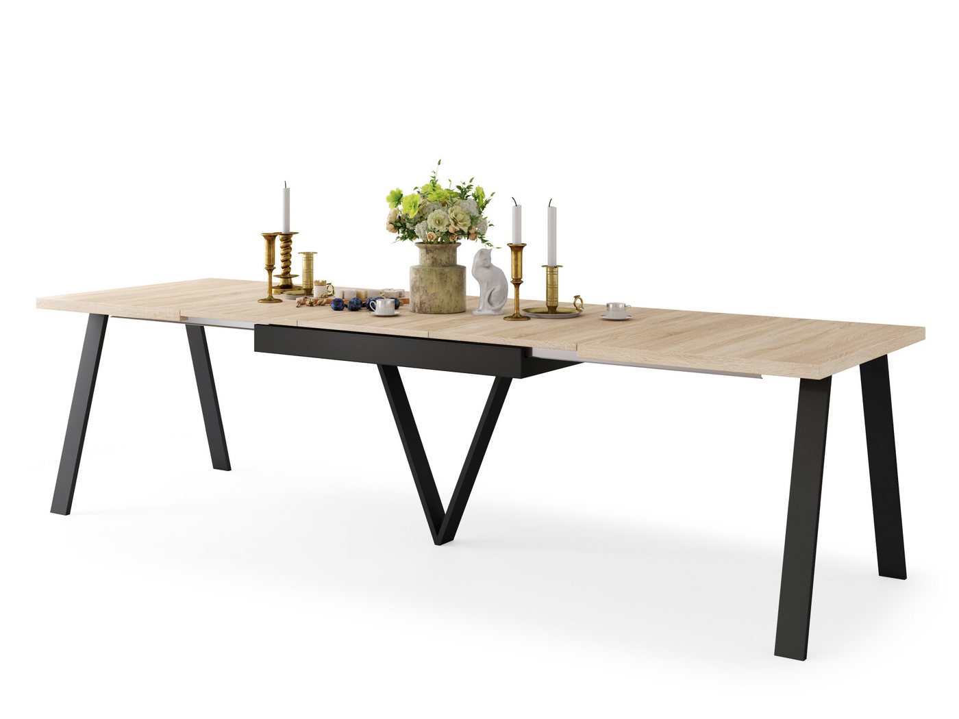 designimpex Esstisch Design Avery ausziehbar XXL 140 - 290 cm Esszimmertisch Tisch designimpex Esstisch Design Avery ausziehbar XXL 140 - 290 cm Esszimmertisch Tisch von designimpex