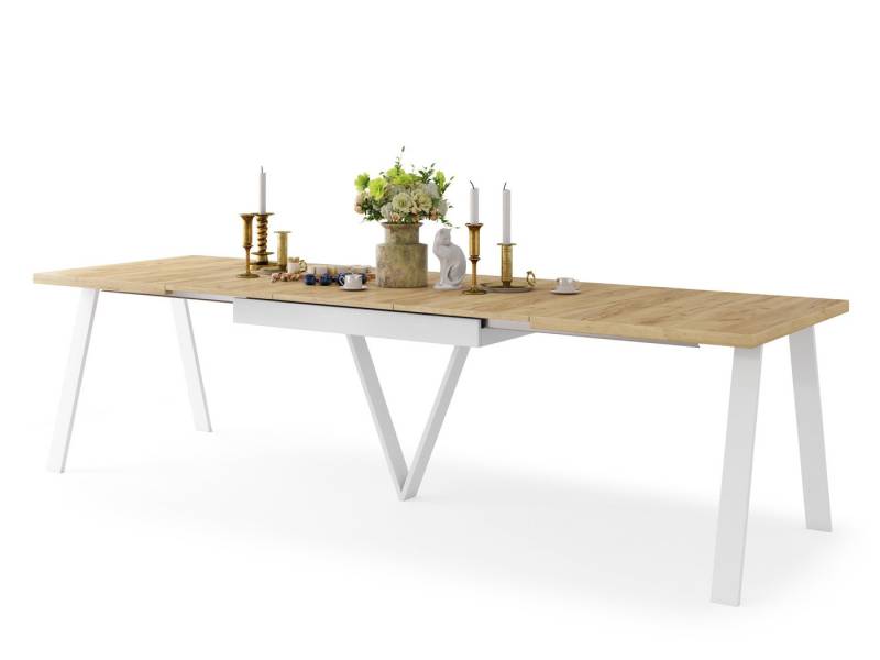 designimpex Esstisch Design Avery ausziehbar XXL 140 - 290 cm Esszimmertisch Tisch designimpex Esstisch Design Avery ausziehbar XXL 140 - 290 cm Esszimmertisch Tisch von designimpex
