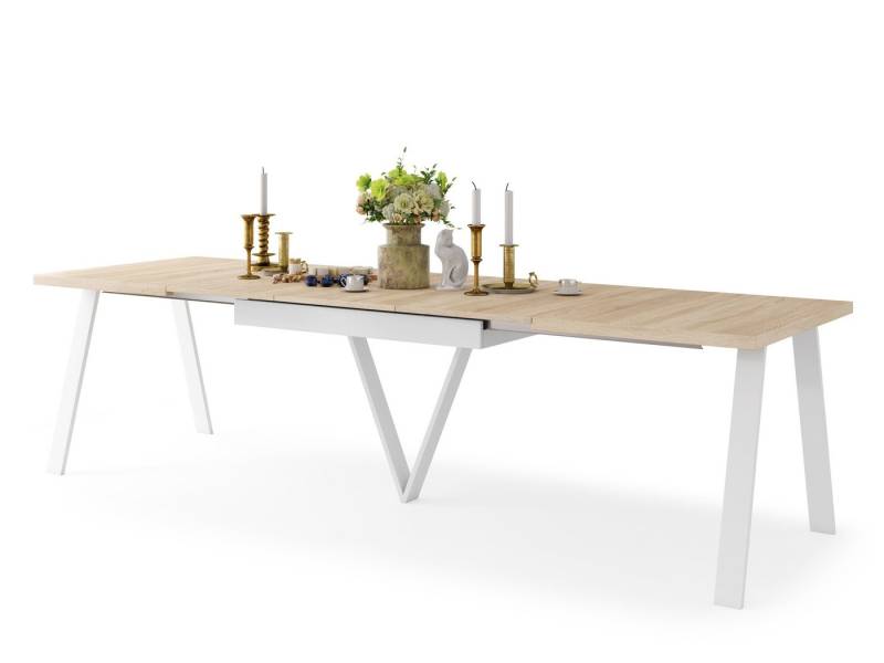 designimpex Esstisch Design Avery ausziehbar XXL 140 - 290 cm Esszimmertisch Tisch designimpex Esstisch Design Avery ausziehbar XXL 140 - 290 cm Esszimmertisch Tisch von designimpex