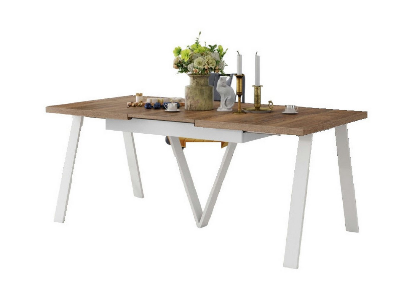 designimpex Esstisch Design Avery ausziehbar XXL 140 - 290 cm Esszimmertisch Tisch designimpex Esstisch Design Avery ausziehbar XXL 140 - 290 cm Esszimmertisch Tisch von designimpex