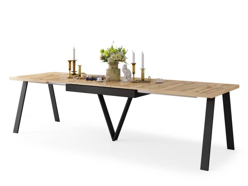 designimpex Esstisch Design Avery ausziehbar XXL 180 - 330 cm Esszimmertisch Tisch designimpex Esstisch Design Avery ausziehbar XXL 180 - 330 cm Esszimmertisch Tisch von designimpex
