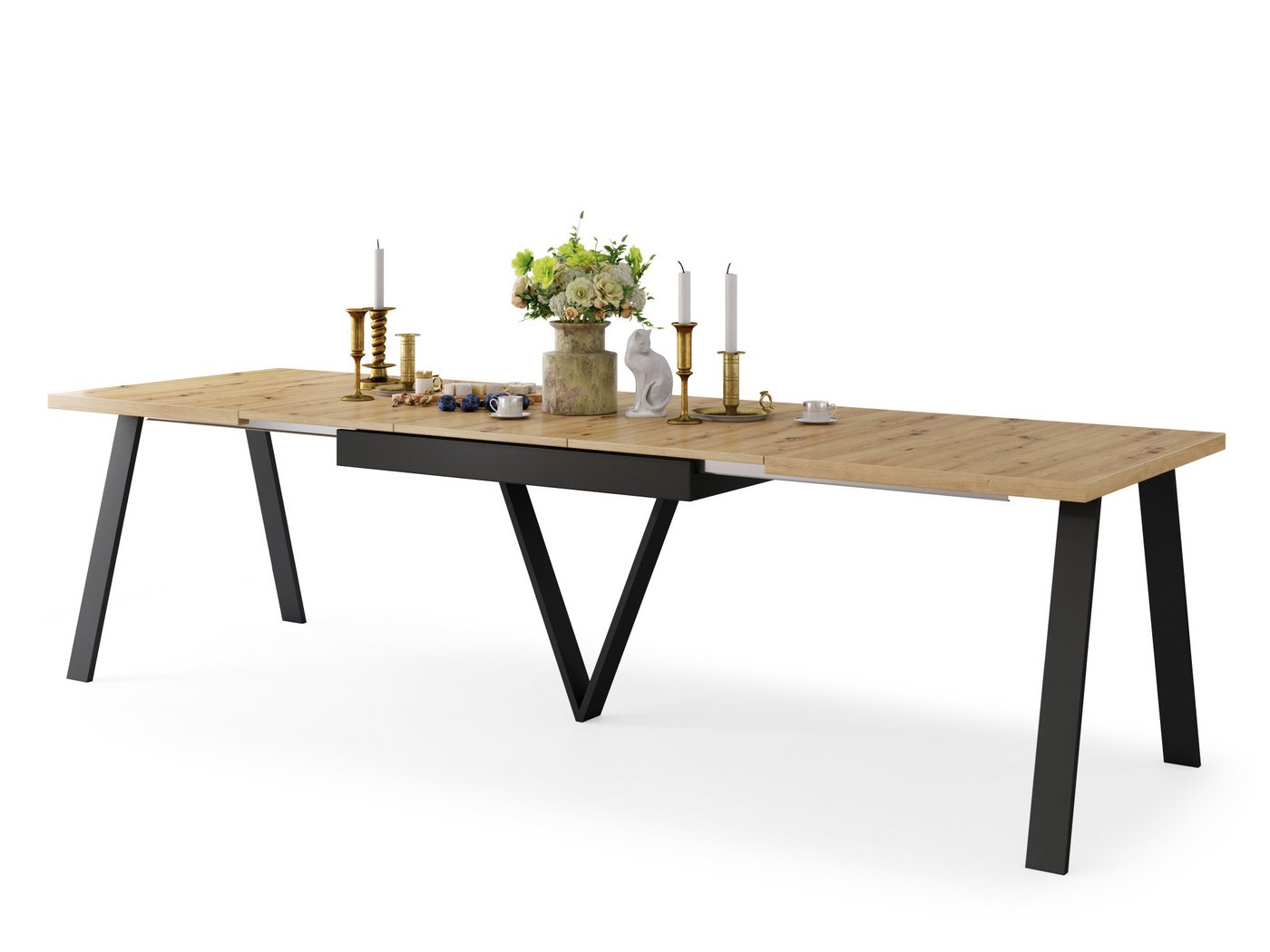 designimpex Esstisch Design Avery ausziehbar XXL 180 - 330 cm Esszimmertisch Tisch designimpex Esstisch Design Avery ausziehbar XXL 180 - 330 cm Esszimmertisch Tisch von designimpex