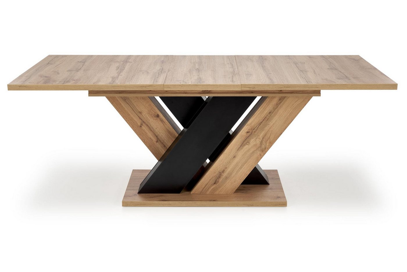 designimpex Esstisch Design HAB-111 Tisch Eiche Artisan - Schwarz ausziehbar 160 bis 200 cm, Esstisch, Esszimmertisch, Tisch, Ausziehtisch, Küchentisch, Esszimmer designimpex Esstisch Design HAB-111 Tisch Eiche Artisan - Schwarz ausziehbar 160 bis 200 cm, Esstisch, Esszimmertisch, Tisch, Ausziehtisch, Küchentisch, Esszimmer von designimpex