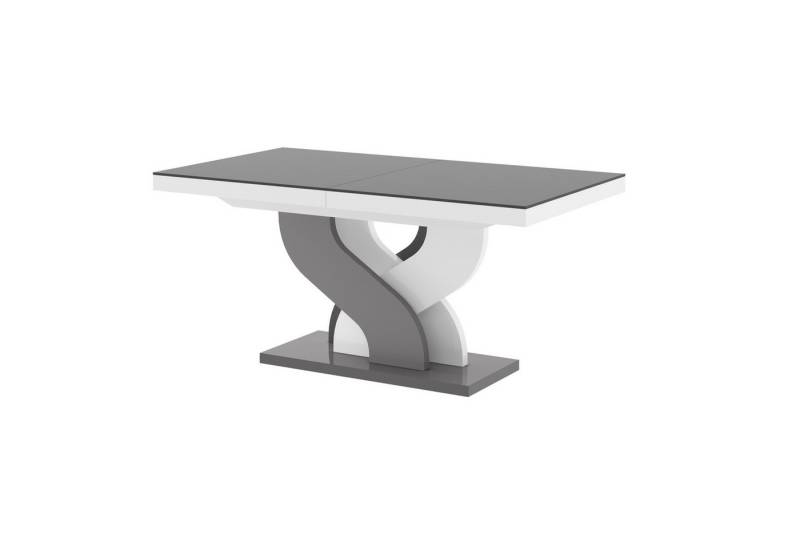 designimpex Esstisch Design Tisch HEB-111 Hochglanz ausziehbar 160 bis 256 cm designimpex Esstisch Design Tisch HEB-111 Hochglanz ausziehbar 160 bis 256 cm von designimpex