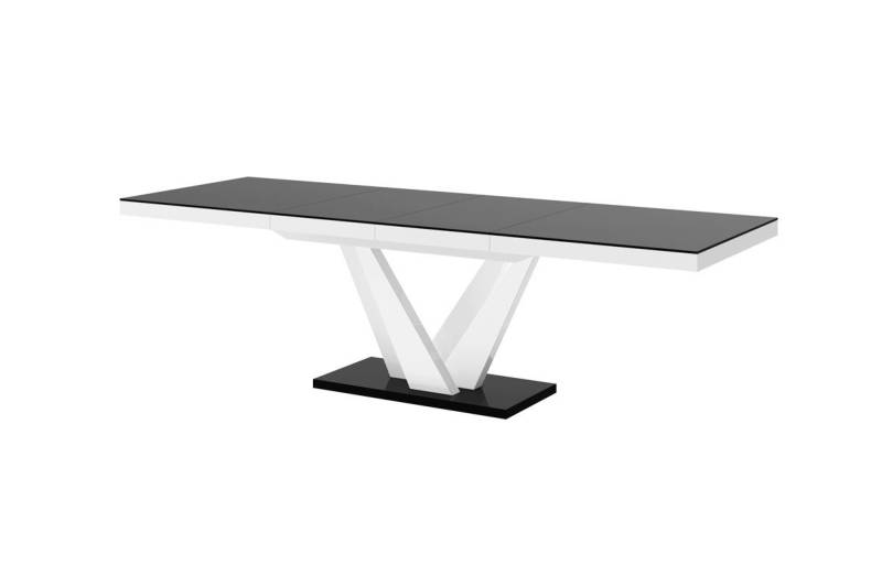 designimpex Esstisch Design HEV-111 Tisch ausziehbar 160 bis 256 cm von designimpex