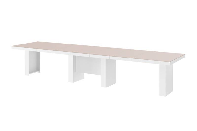 designimpex Esstisch Design HLA-111 Tisch Hochglanz XXL ausziehbar 160 bis 400 cm von designimpex