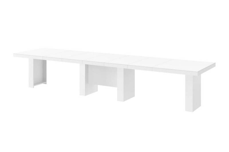 designimpex Esstisch Design HLA-111 Tisch Hochglanz XXL ausziehbar 160 bis 400 cm von designimpex