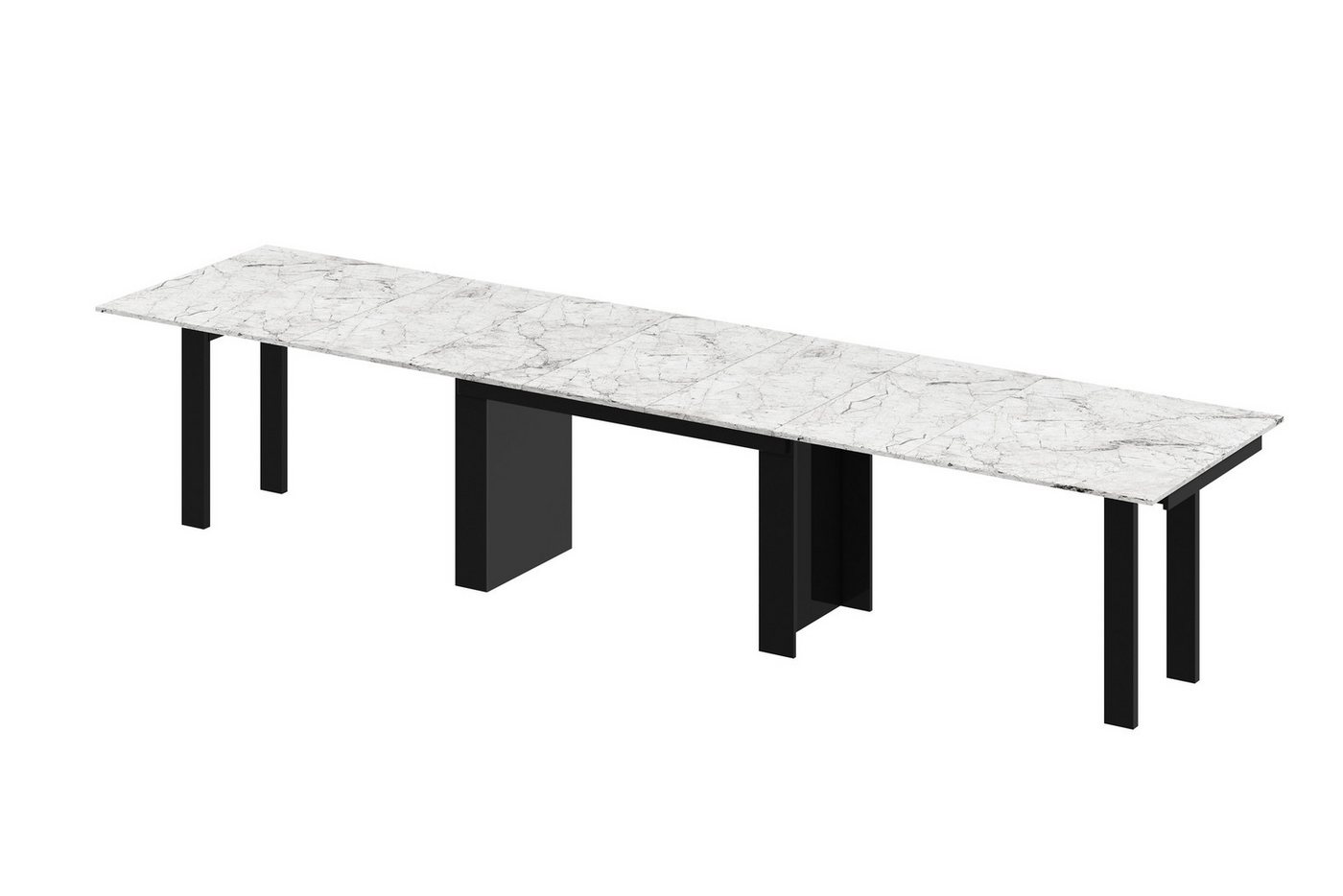 designimpex Esstisch Design HMA-111 Tisch XXL ausziehbar 170 bis 410 cm Esszimmer von designimpex
