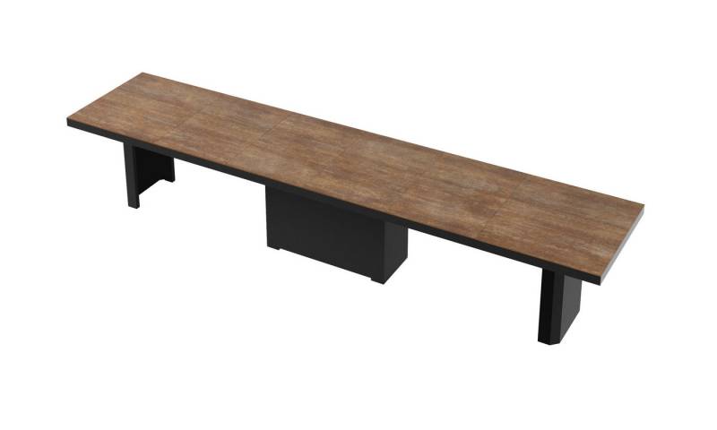 designimpex Esstisch Design Tisch HE-444 Rostoptik matt - Schwarz Hochglanz XXL ausziehbar designimpex Esstisch Design Tisch HE-444 Rostoptik matt - Schwarz Hochglanz XXL ausziehbar von designimpex