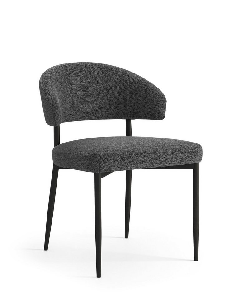designimpex Esszimmerstuhl 2er Set Design Esszimmerstuhl Iris Stuhl Stühle Samt von designimpex
