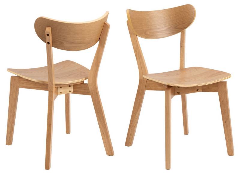designimpex Esszimmerstuhl Design Stuhl Roxy Echtholzfurnier Stühle Esszimmer von designimpex