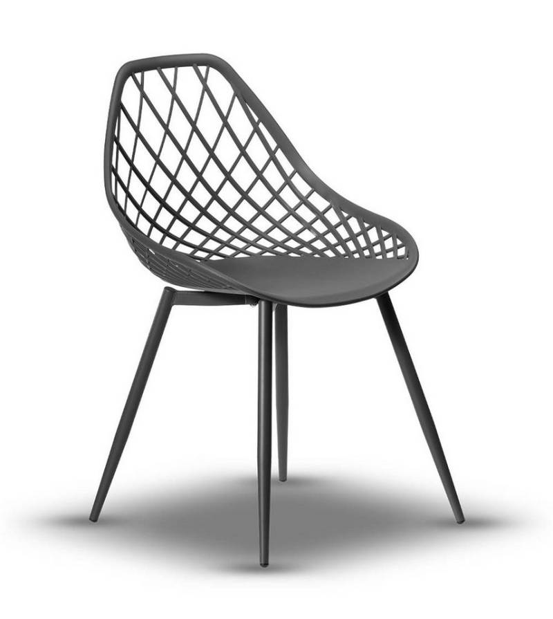 designimpex Esszimmerstuhl Design Lugo Gartenstuhl Outdoor Stuhl Stühle Terasse von designimpex