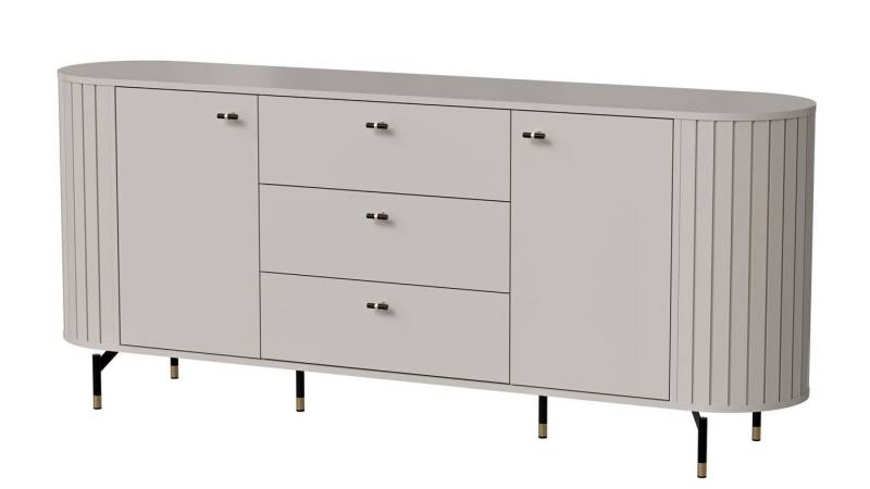 designimpex Sideboard Design Kommode Roma DO-4 Sideboard Schublade Wohnzimmer Ablage Tisch von designimpex
