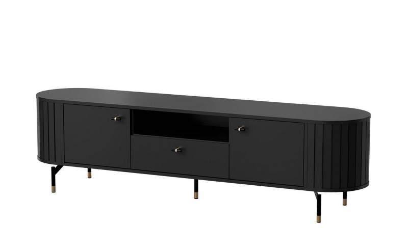 designimpex TV-Rack Design Fernsehtisch Roma DO-5 TV-Möbel Lowboard TV Wohnzimmer Tisch von designimpex