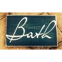 10x6 Bad Benutzerdefinierte Holzschild Badezimmer Toilette Waschraum Loo Wc von designsbyprim