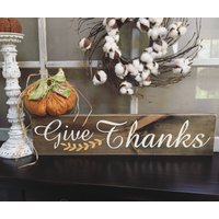 Danke Holzschild/Dankesschild Rustikale Holzschilder Herbstschilder Küchenschild Esszimmer Dekor von designstylebymarci