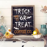 Halloween Deko/Süßes Oder Saures Küchen Schilder Bauernhof Dekor 3D-Schild Halloween Deko/Süßes Oder Saures Küchen Schilder Bauernhof Dekor 3D-Schild von designstylebymarci