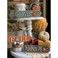 Herbst Schild/Deko Tablett Dekoration Straßenschilder von designstylebymarci