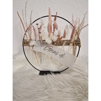 Trockenblumenkranz Standring Trockenblumenring "Modell Christiane" Boho Loop Hoop Trockenblumenkranz Standring Trockenblumenring "Modell Christiane" Boho Loop Hoop von designverliebt
