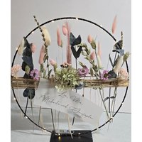 Trockenblumenkranz Standring Trockenblumenring "Modell Christina" Boho Loop Hoop Trockenblumenkranz Standring Trockenblumenring "Modell Christina" Boho Loop Hoop von designverliebt