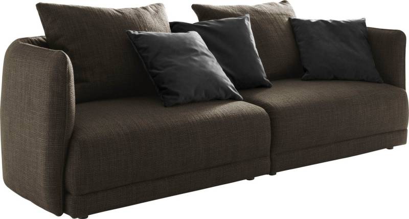 designwerk Big-Sofa New York, anmutendes Designsofa, mit schmaler Arm- & Rückenlehne von designwerk