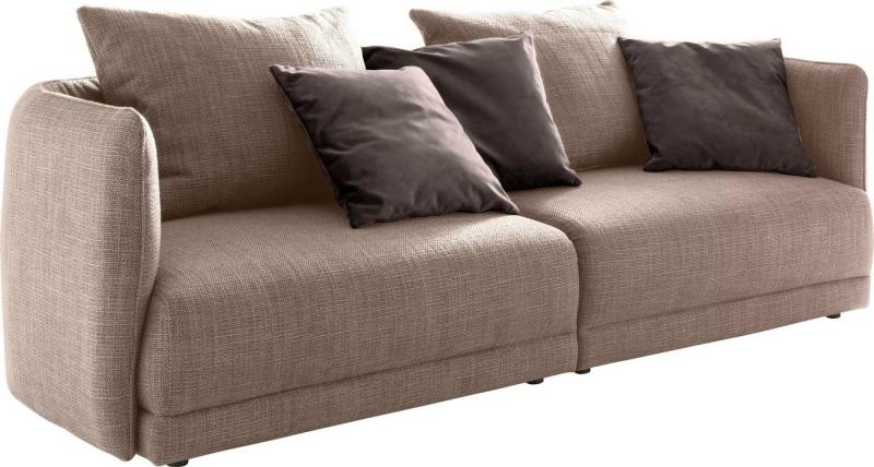 designwerk Big-Sofa New York, anmutendes Designsofa, mit schmaler Arm- & Rückenlehne von designwerk