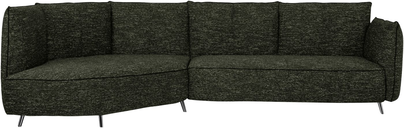 designwerk Loungesofa Faber, Loungesofa mit Rückenteil-und-Armteilverstellung, L-Form von designwerk