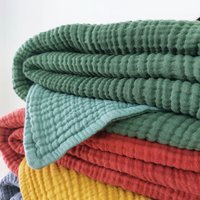 Bio-Baumwolle, Zweifarbiger 8-Schicht-Musselin, Musselin-Decke, Decke Aus Reiner Baumwolle in Benutzerdefinierten Größen Und Farben Für Babys Bio-Baumwolle, Zweifarbiger 8-Schicht-Musselin, Musselin-Decke, Decke Aus Reiner Baumwolle in Benutzerdefinierten Größen Und Farben Für Babys von destinyhometex