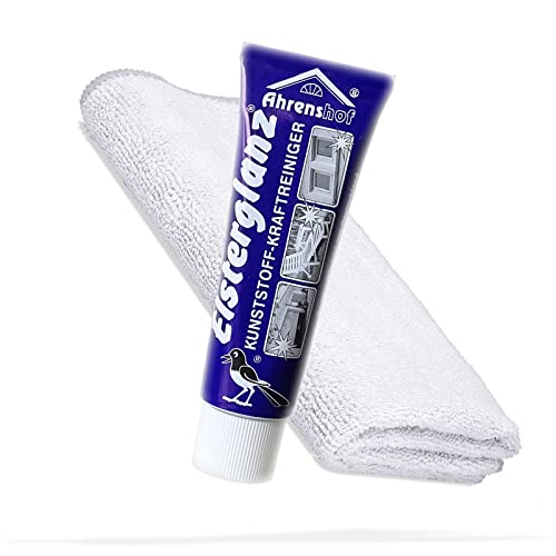 detailmate Kunststoffreiniger Bundle mit 40 ml Tube | Elsterglanz Kunststoff Kraftreiniger + detailmate Premium Microfasertuch | Reinigt, poliert und konserviert Kunststoff-Oberflächen von detailmate