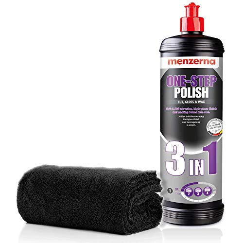 detailmate Menzerna Politur Set: Menzerna 3in1 MEDIUM CUT - 1L + Mikrofasertuch 550GSM, 40x40cm detailmate Menzerna Politur Set: Menzerna 3in1 MEDIUM CUT - 1L + Mikrofasertuch 550GSM, 40x40cm von detailmate