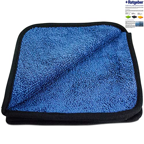 detailmate Mikrofaser Bundle - Wizard of Gloss Mini Marlin Drying Towel Trockentuch 700GSM 40x40cm Pflegeratgeber - Set mit Mikrofasertuch inklusive Pflegehinweisen von detailmate