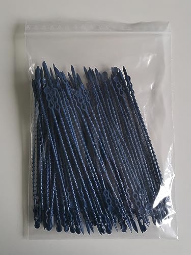 Detektierbare Blitzbinder Schnellbinder (Kabelbinder/Cable ties) - 100 Stk. - wiederverschließbar - detektierbar - detectable - versch. Größen - (180) von detektierbar.de