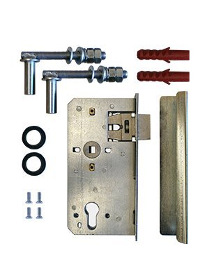 Zubehör Set Premium für Tore Einsteckschloss Kloben Anschlagblech passend für Verkäufer SIXONE (ungeeignet für andere Anbieter) Zubehör Set Premium für Tore Einsteckschloss Kloben Anschlagblech passend für Verkäufer SIXONE (ungeeignet für andere Anbieter) von SIXONE