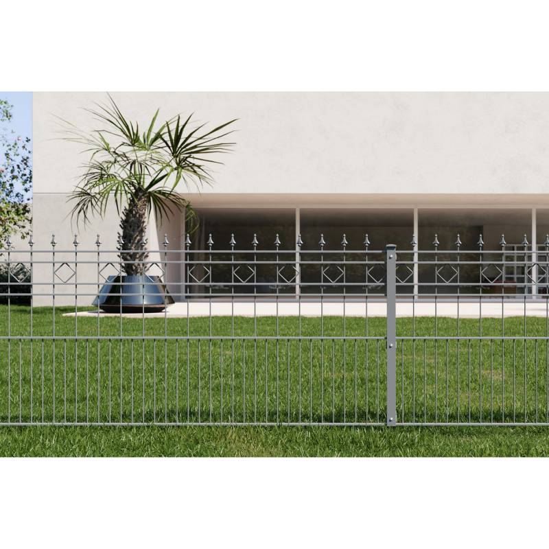 deutsche zauntechnik Zaunsystem-Set 'Residenz klassik Rimini' anthrazit 2400 x 90 cm von deutsche zauntechnik