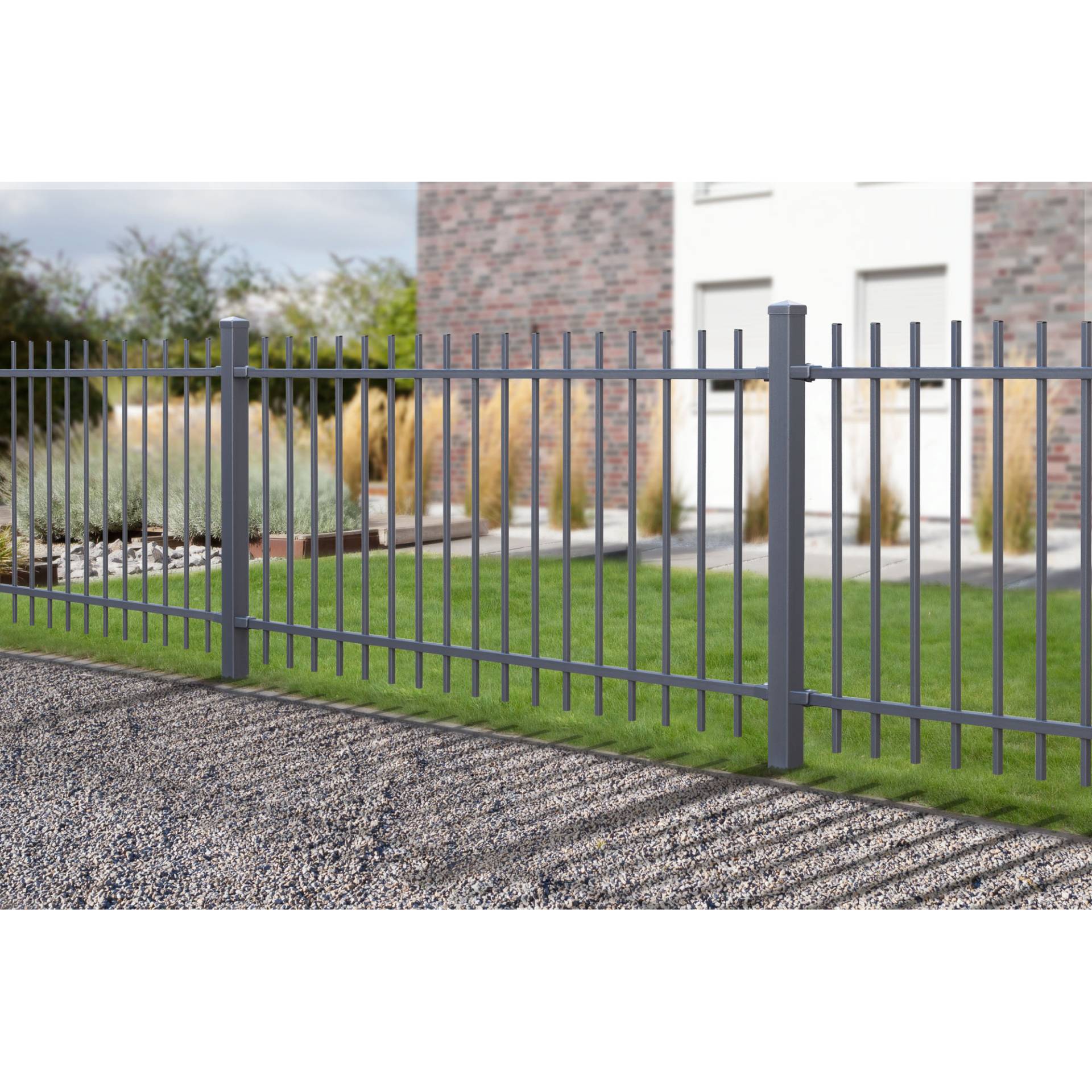 deutsche zauntechnik Zaunsystem-Set 'Residenz select Brienz+' anthrazit 1400 x 120 cm deutsche zauntechnik Zaunsystem-Set 'Residenz select Brienz+' anthrazit 1400 x 120 cm von deutsche zauntechnik