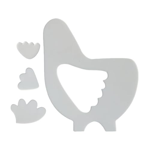 dewdat Akryl Quilt Schablonen, Wiederverwendbares Acryl Hühnerform Schneidlineal, Schablonenwerkzeuge Zubehör Für Projekte Platzsets Wanddekoration Anfänger dewdat Akryl Quilt Schablonen, Wiederverwendbares Acryl Hühnerform Schneidlineal, Schablonenwerkzeuge Zubehör Für Projekte Platzsets Wanddekoration Anfänger von dewdat