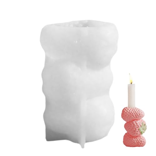 dewdat Frucht Silikonform - Kerzenhalter Silikonform - Schokoladenform Für Törtchen Deko Kuchenverzierung Zuckerguss Knetmasse Backen Dessert von dewdat