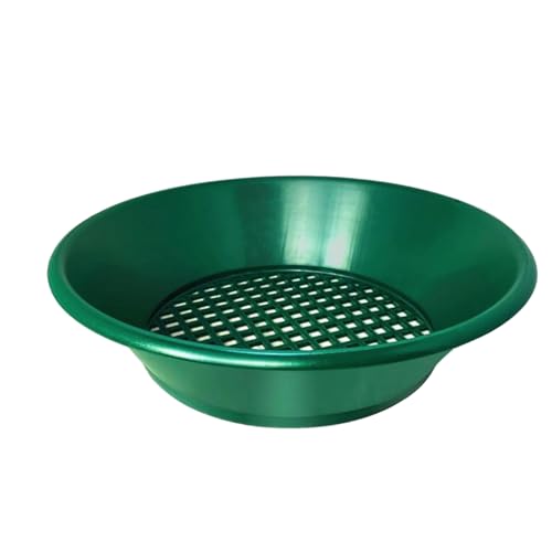 dewdat Gold Panning Sieb - Outdoor Goldschürfpfanne für Goldsuche | 35 cm Einsteiger Metall Klassifikator Werkzeug für Wüste Schatzsuche Abenteuer dewdat Gold Panning Sieb - Outdoor Goldschürfpfanne für Goldsuche | 35 cm Einsteiger Metall Klassifikator Werkzeug für Wüste Schatzsuche Abenteuer von dewdat