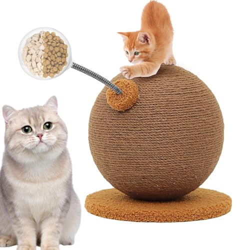dewdat Katzen Kratzball - | Klettergerüst Mit Kratzfunktion Spielzeug Zur Unterhaltung Bei Langeweile Für Zuhause Wohnung Schlafzimmer Spiel Geburtstag von dewdat