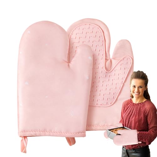 dewdat Ofenhandschuhe - Küchenhandschuhe Ofen Resistent | Wasserdichter Handschutz Topflappen Für Küche Camping Grillen Backen Mikrowelle von dewdat