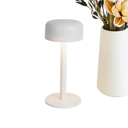dewdat Pilzlampe,Pilz Schreibtischlampe - Wiederaufladbare Dimmbare Ambientebeleuchtung Für Leseecke Kinderzimmer Wohnzimmer Flur Schlafzimmer von dewdat