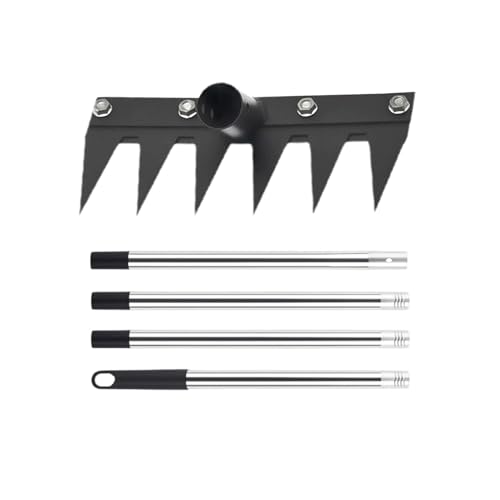 dewdat Unkrautrechen Mit Langem | Robuster Eisen Unkrautrechen mit langem | Teleskop Lange Ergonomic Unkrautzieher Zum Boden Lockern Gartenbeet Rasen Reinigen dewdat Unkrautrechen Mit Langem | Robuster Eisen Unkrautrechen mit langem | Teleskop Lange Ergonomic Unkrautzieher Zum Boden Lockern Gartenbeet Rasen Reinigen von dewdat