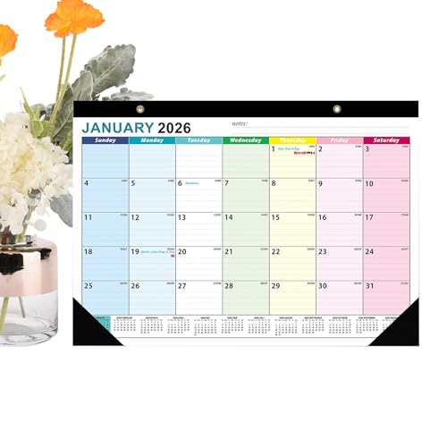 dewdat Wandkalender | Multifunktionaler Schreibtischkalender | Langlebige Pappe Mit Ästhetischem Lustigem Design Für Schule Zuhause Klassenzimmer Küche Arbeitszimmer Wohnheim Familie Büro von dewdat
