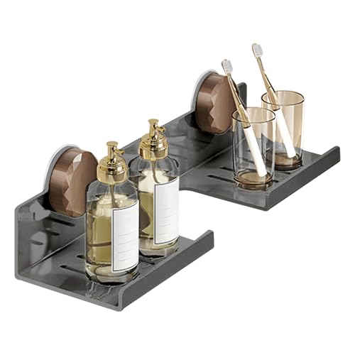 dewdat Waschtisch Über Wasserhahn | WandFür Bad - Klebeorganizer Stahl Platzsparend Parfumdisplay Toilette Küche von dewdat