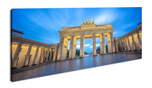 Brandenburger Tor erleuchtet von den Strahlen der Sonne Panorama 120x60cm XXL Kunstdruck Motiv auf Holzrahmen/Leinwandbild/Wandbild/Wohnzimmer Dekoration Brandenburger Tor erleuchtet von den Strahlen der Sonne Panorama 120x60cm XXL Kunstdruck Motiv auf Holzrahmen/Leinwandbild/Wandbild/Wohnzimmer Dekoration von deyoli