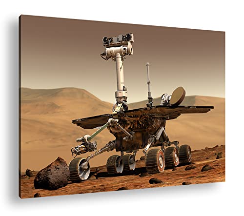 der Mars Rover Format: 60x40 als Leinwandbild, Motiv fertig gerahmt auf Echtholzrahmen, Hochwertiger Digitaldruck, Kein Poster oder Plakat der Mars Rover Format: 60x40 als Leinwandbild, Motiv fertig gerahmt auf Echtholzrahmen, Hochwertiger Digitaldruck, Kein Poster oder Plakat von deyoli
